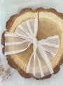 ręcznie robiona hand made Kokarda kokardka spinka do włosów opaska bezuciskowa dla dzieci niemowląt noworodek  noworodka ozdoba do włosów akcesoria do włosów jasny róż pudrowy różowy  gumka do włosów scrunchie skranczi tiulowa lekka