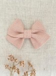 Jasny róż mini kokardka