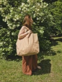 Duża torba shopper wielka torba na zakupy pojemna torba na ramię duża torebka lniana bawełniana torebka na ramie torba na wyjazd na siłownie na basen torba na piknik miękka czarna wodoodporna na plażę mombag