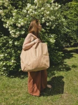 Torba shopper XXL 65x40x15 duża wodoodporna latte
