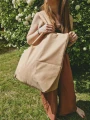 Duża torba shopper wielka torba na zakupy pojemna torba na ramię duża torebka lniana bawełniana torebka na ramie torba na wyjazd na siłownie na basen torba na piknik miękka czarna wodoodporna na plażę mombag
